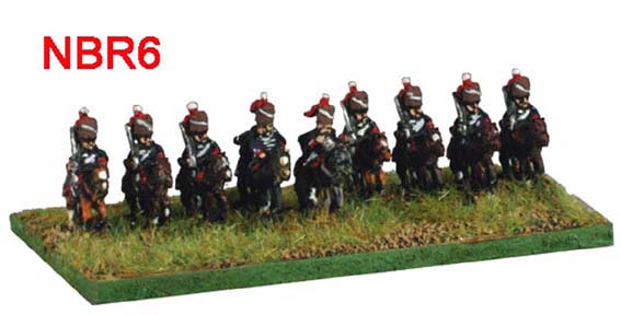 6mm Napoleonic British Cavalry Baccus booster Pack 